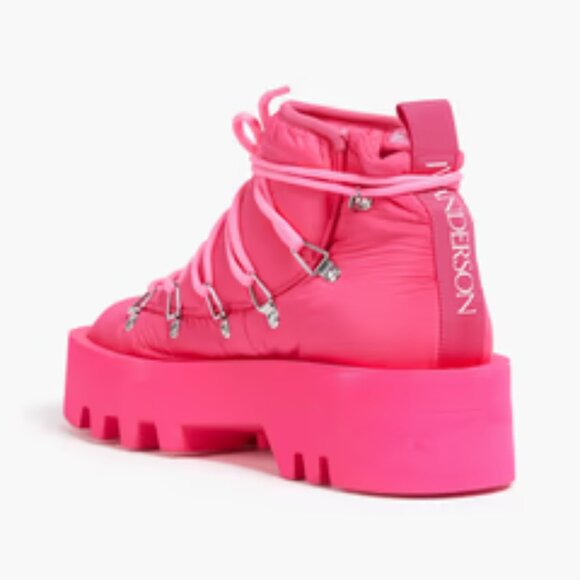 JW Anderson Quilted Shell Ankle Boots in Fuchsia EU 39/US 9 - Picture 3 of 13
